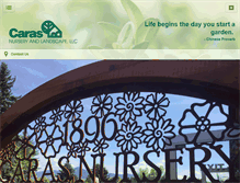 Tablet Screenshot of carasnursery.com